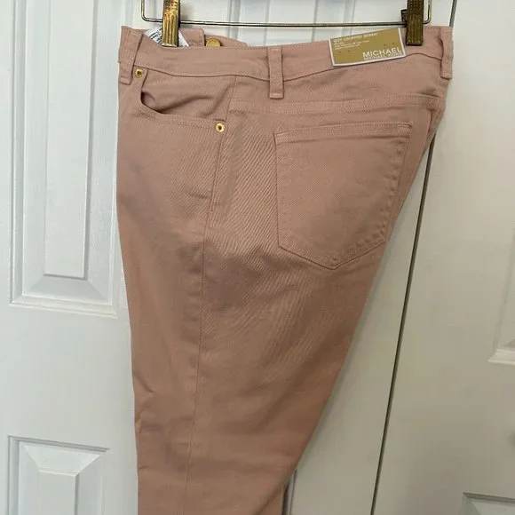 MICHAEL KORS Mid Rise IZZY Cropped Skinny SZ 10 - Picture 2 of 6